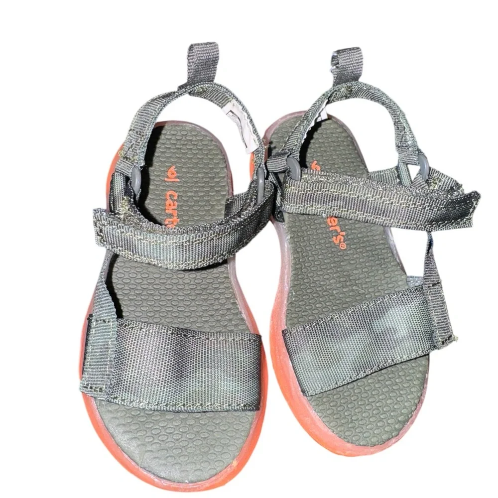 NWT Carter's‎ Baby Boy Light Up Sandals Summer Vacation